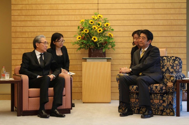 頌奇會晤安倍 泰日高鐵漸成形
