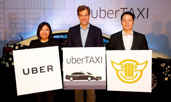 UBER-TAXI曼谷本月19日正式上限服務